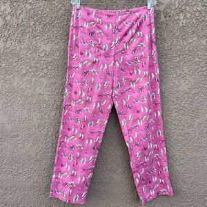 Vintage Requirements Pants Size 12 Womens Pink‎ All Over Prints Heels Shoes Chic